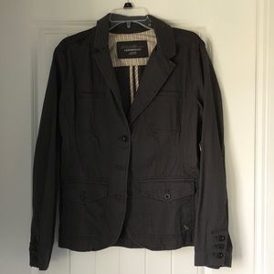 Eddie Bauer Gray Blazer Jacket